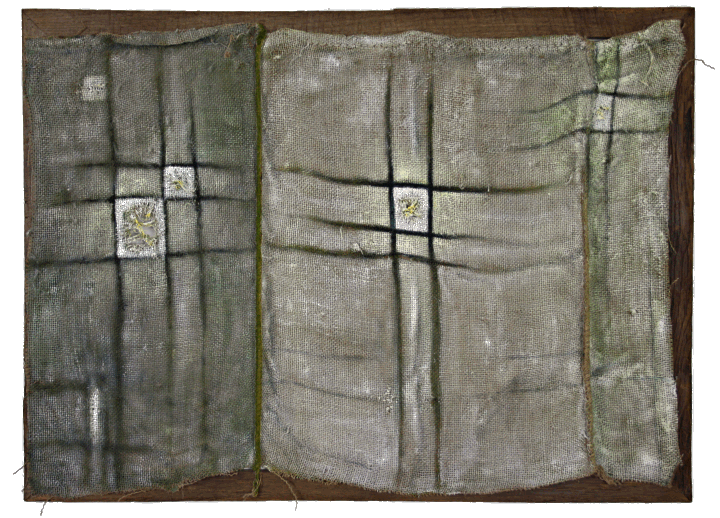 Francoise Stoop - Compositie op Grove Jute 65