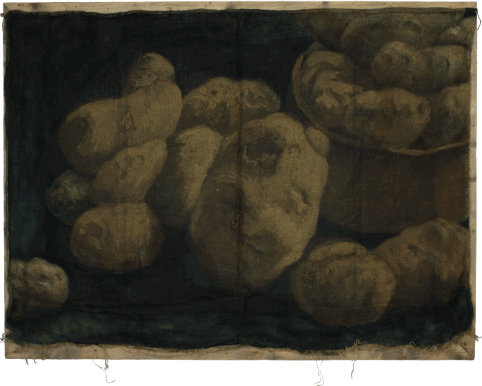 Francoise Stoop - Stilleven met Aardappels Horizontaal. Van Gogh, Benner en Nu
